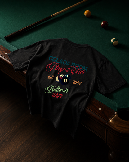 Billiards — Black Boxy Fit Tee