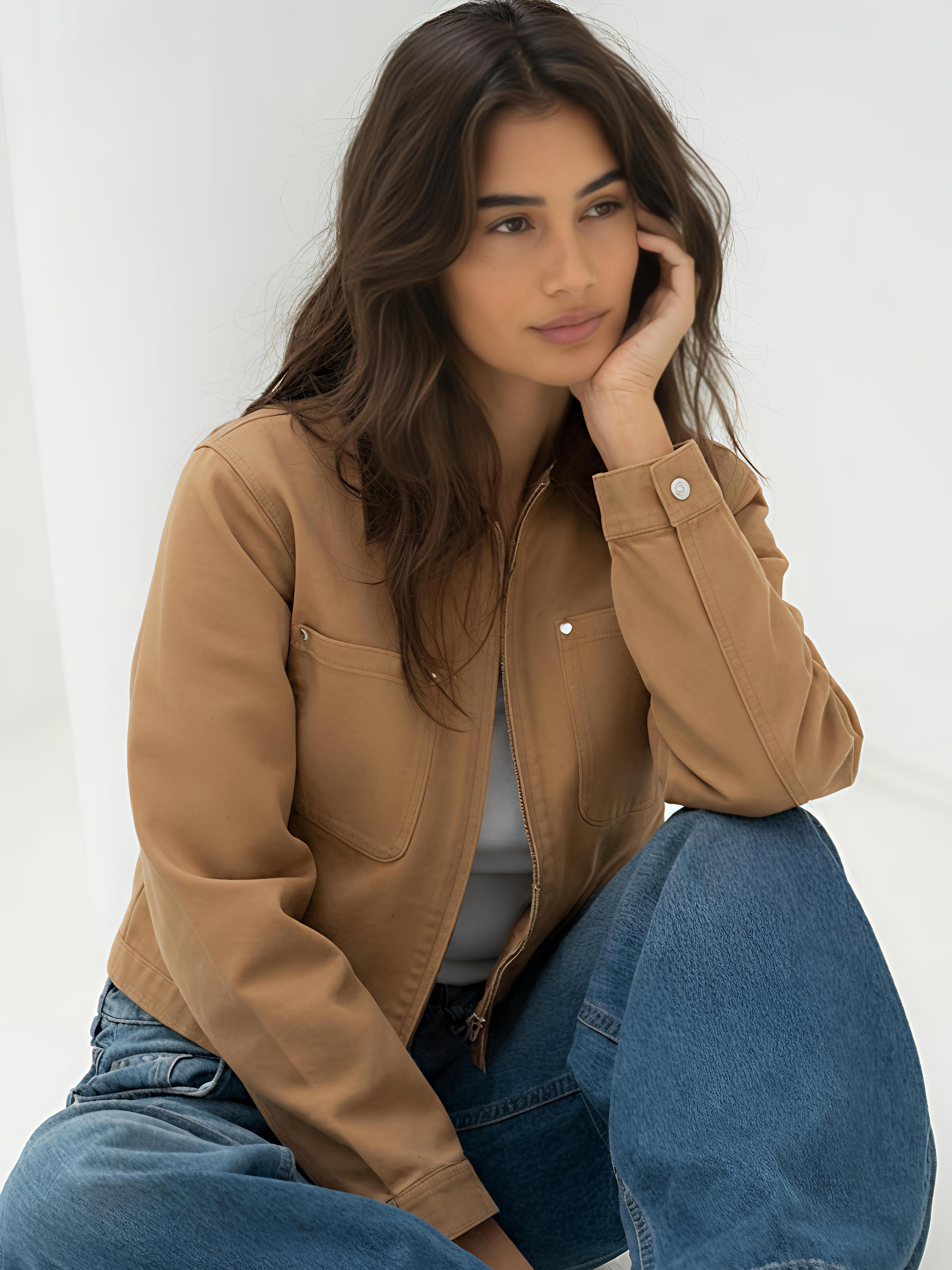 Women Zip Up Jacket