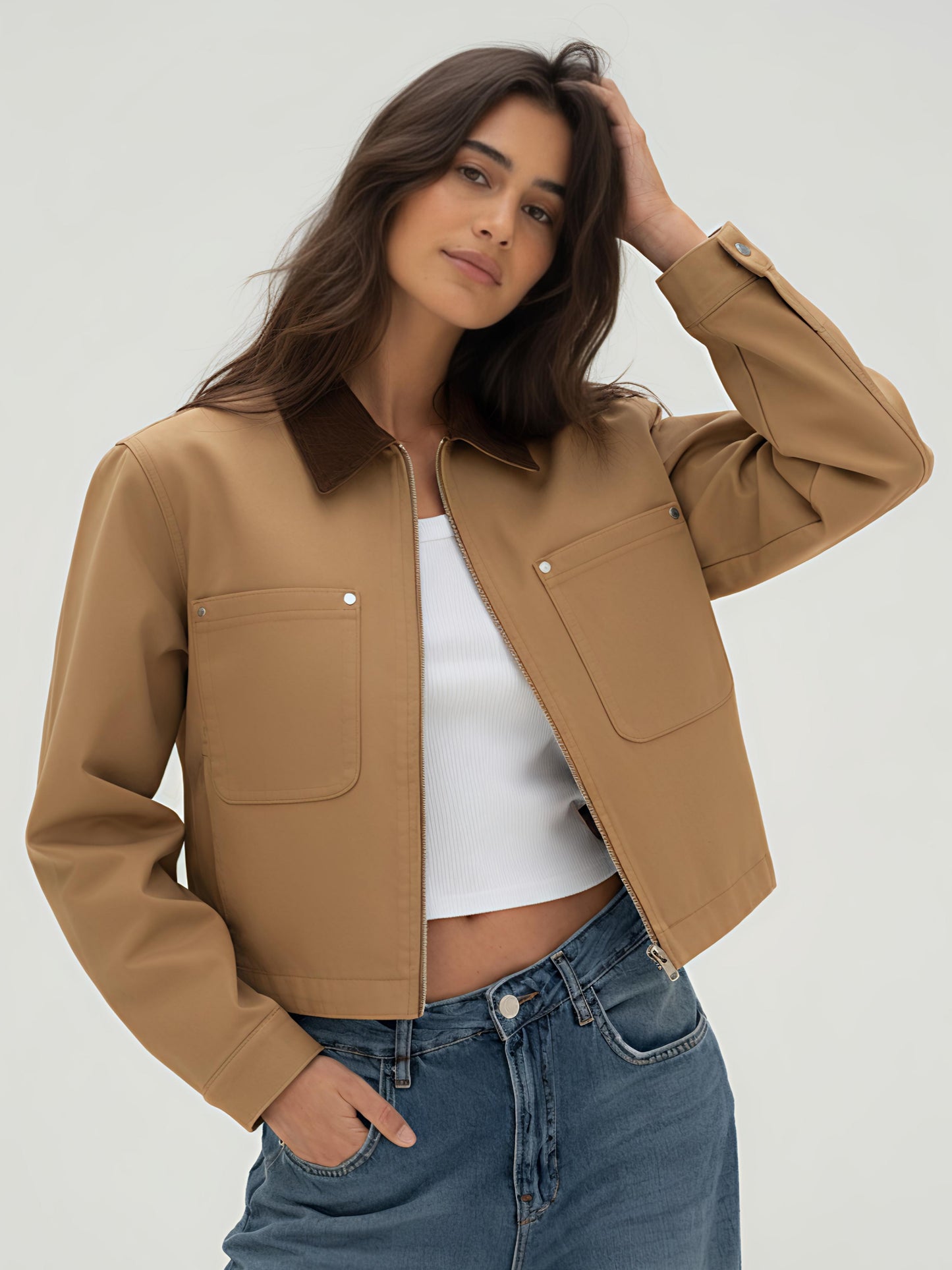 Women Zip Up Jacket