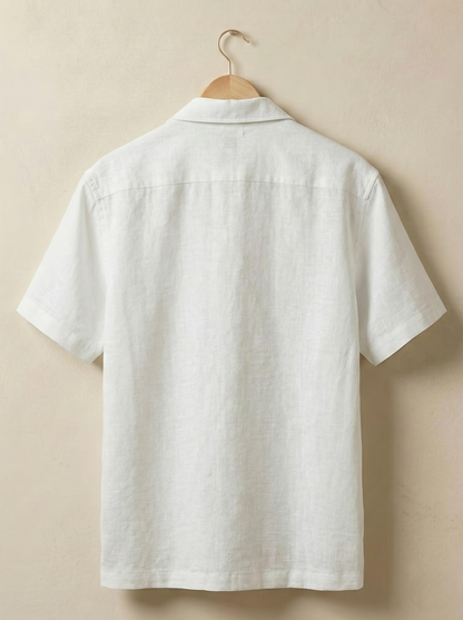 White Linen Oversized Shirt
