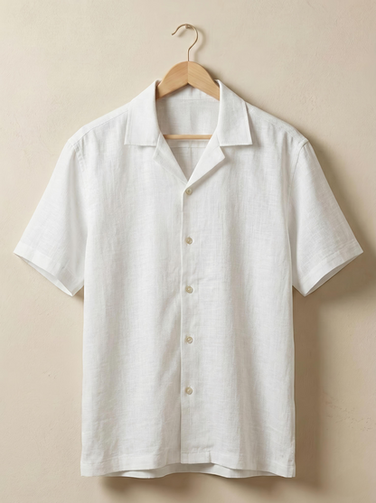 White Linen Oversized Shirt