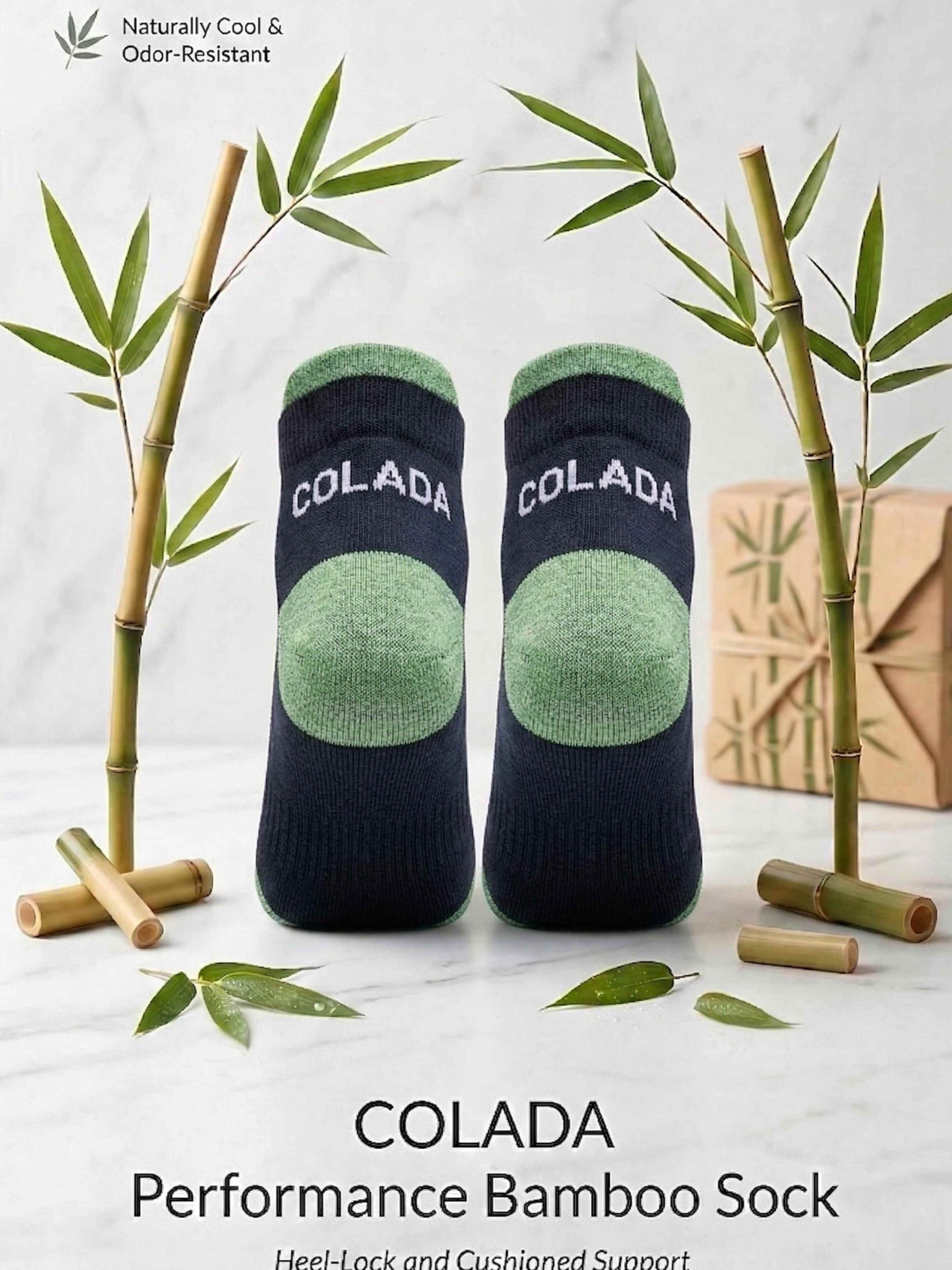 Black Bamboo Ankle Socks (Pack of 1)