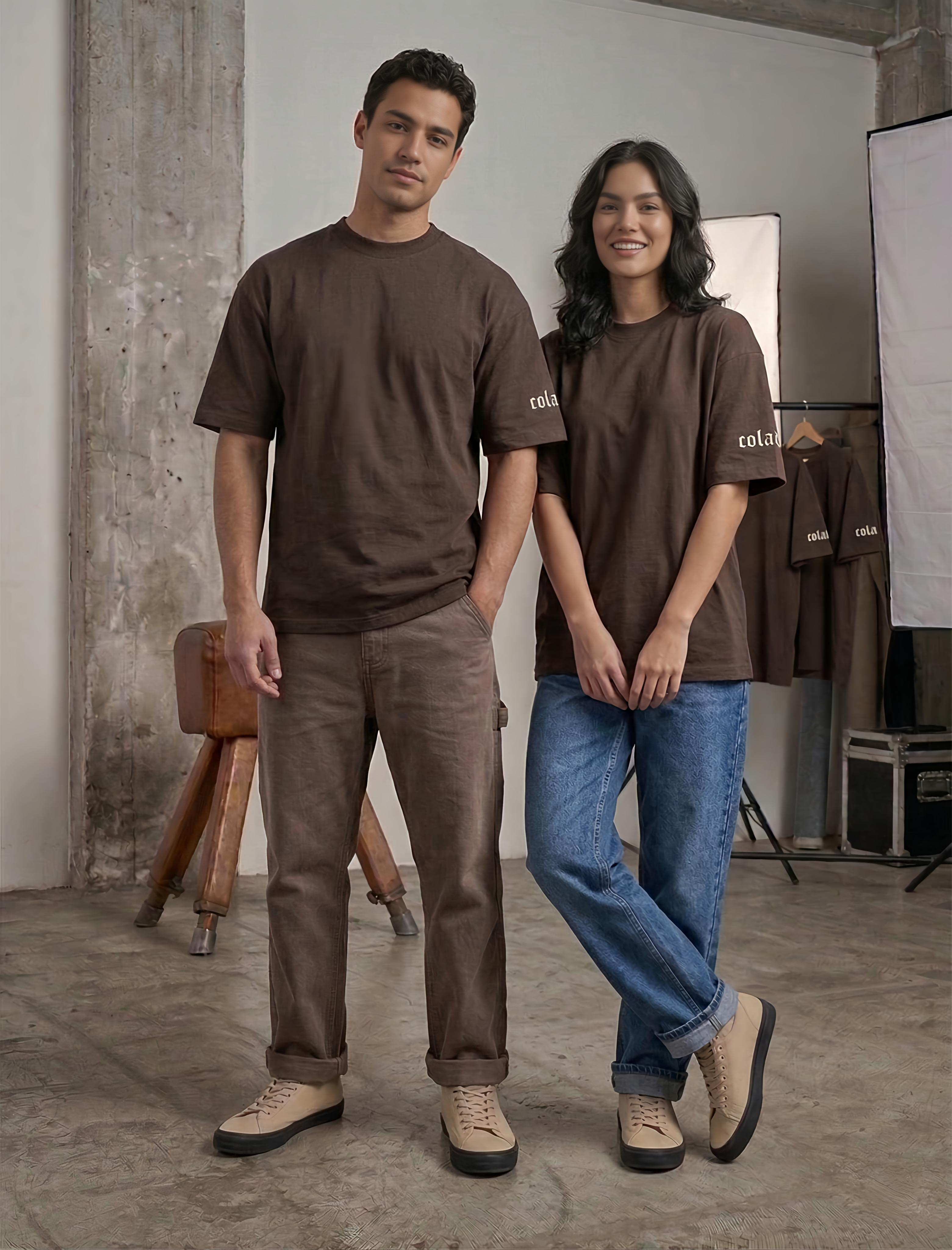 Brown oversized Tshirt