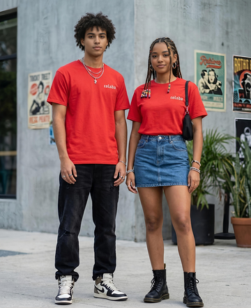 Red Regular Fit Tee