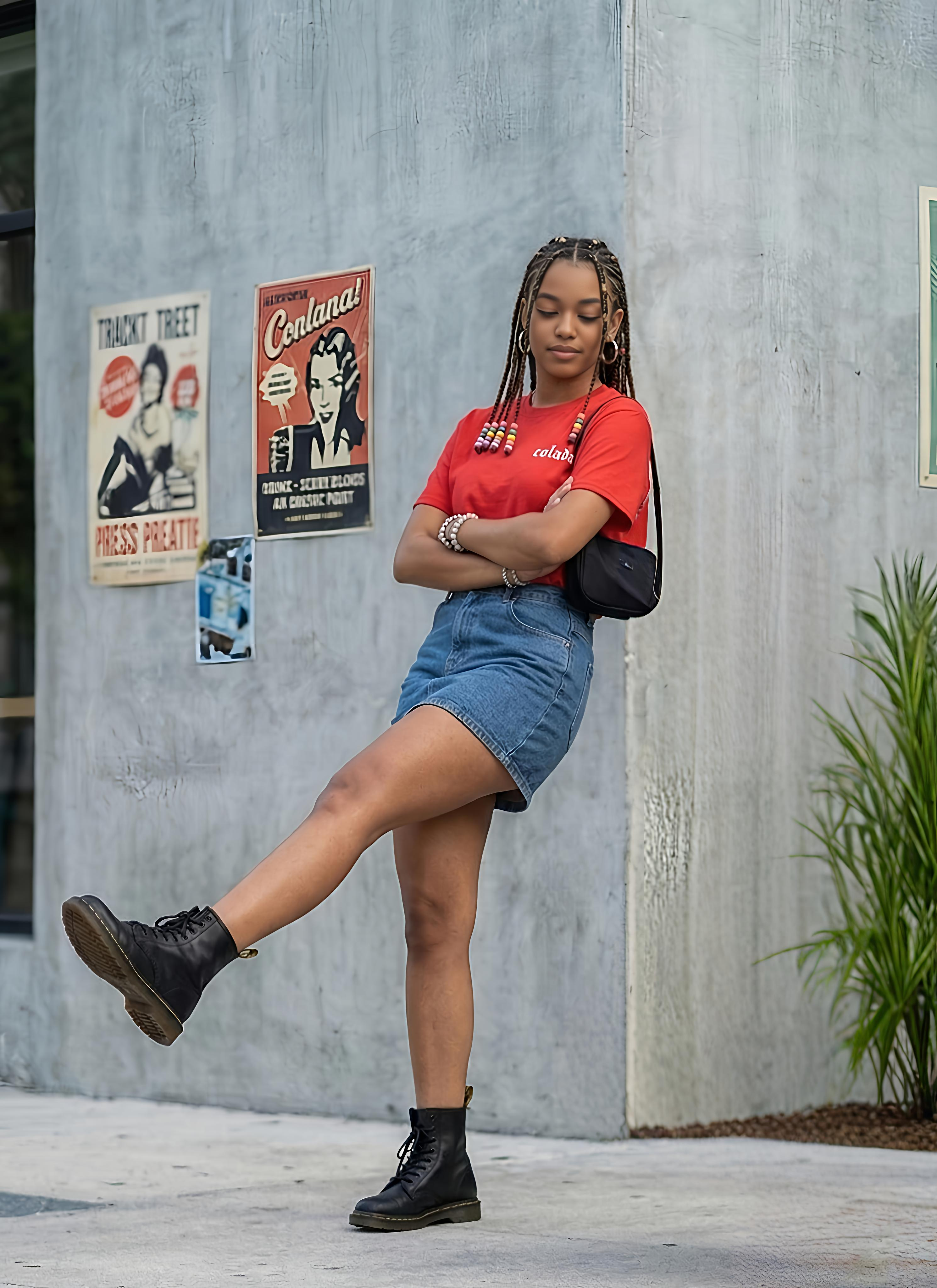 Red Regular Fit Tee