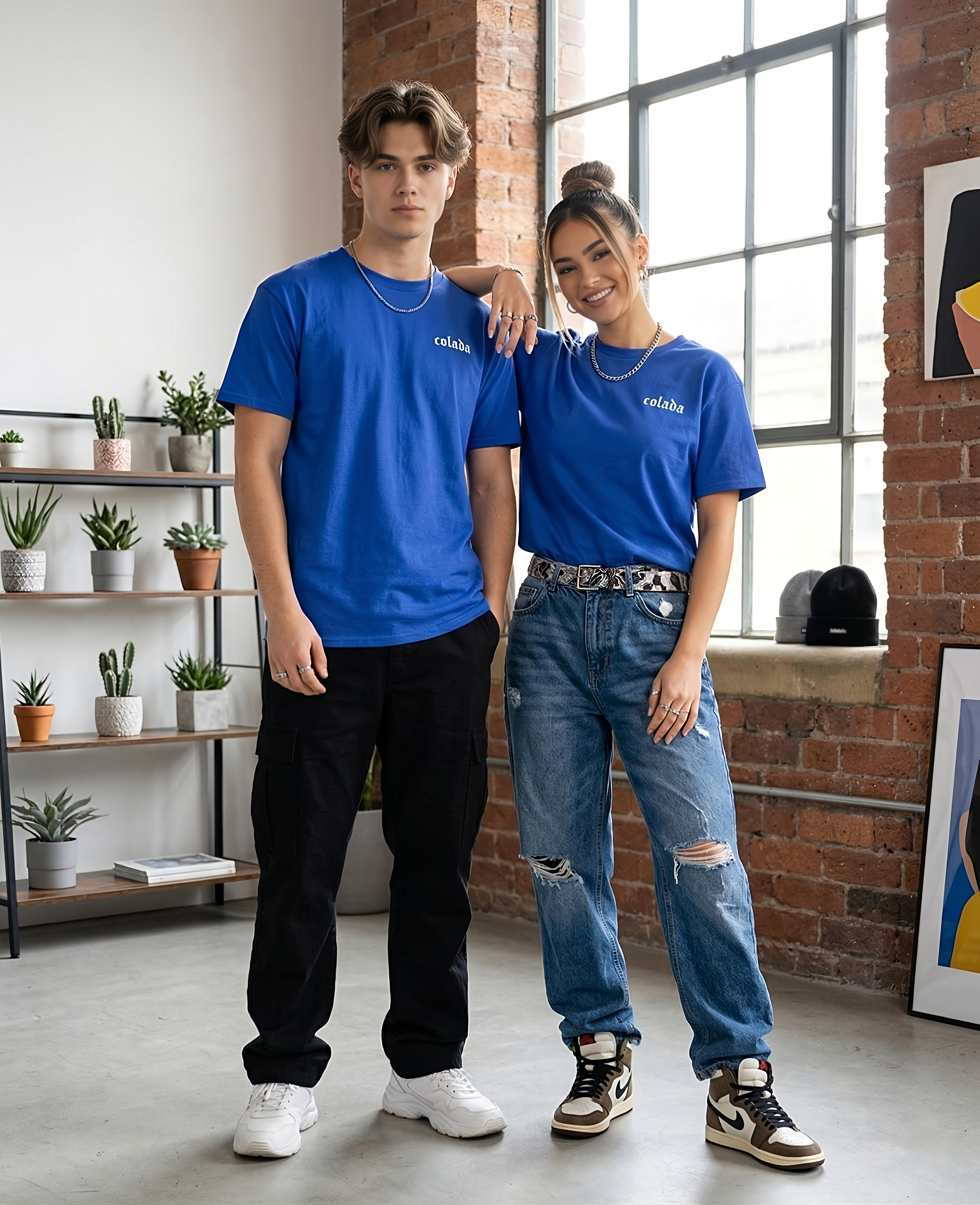 Royal Blue Regular Fit Tee