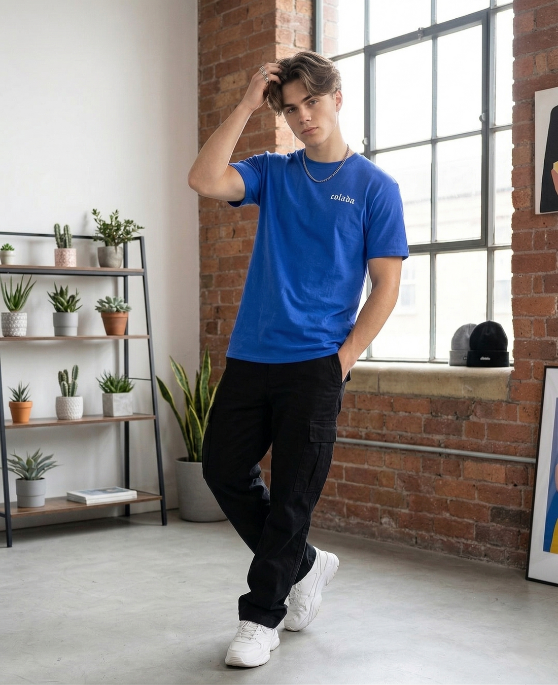 Royal Blue Regular Fit Tee