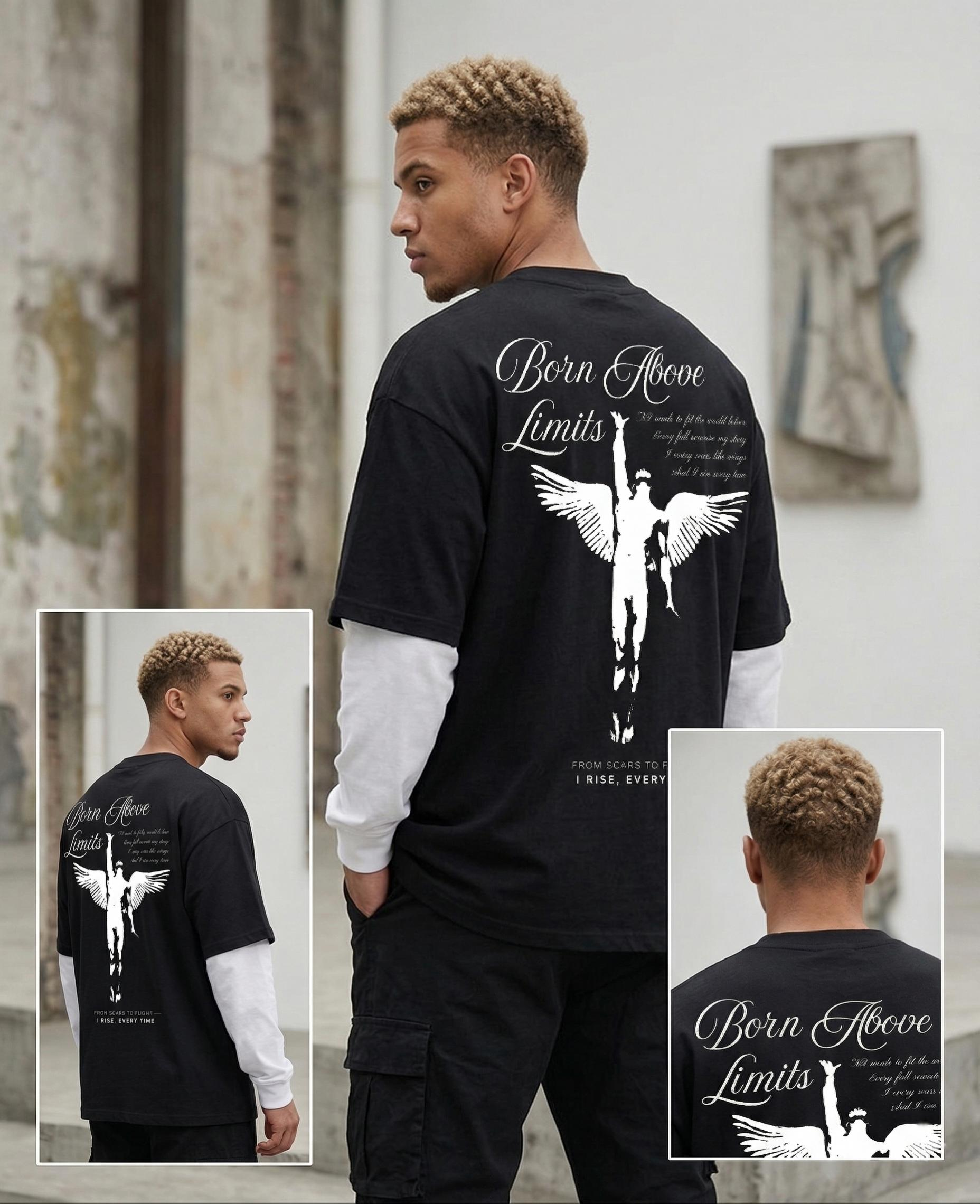 Rise Above Limits — Double Sleeve Tee