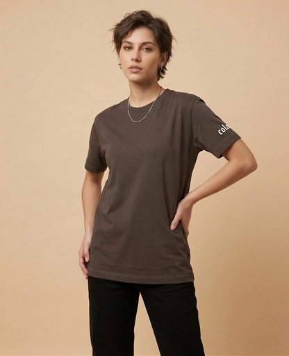 From Delhi Streets — Brown oversized Tee
