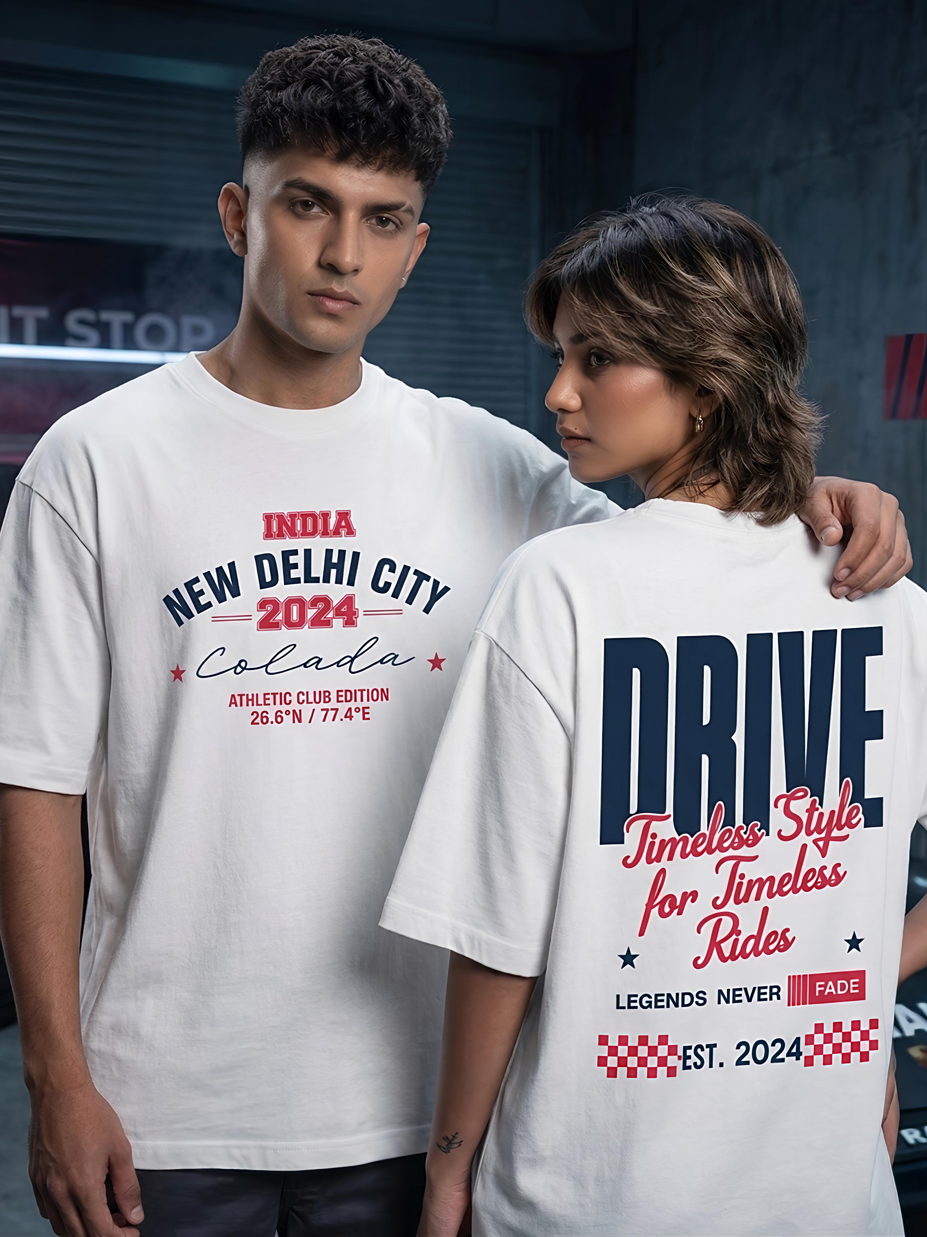 Athletic Edition — White Oversized Tee
