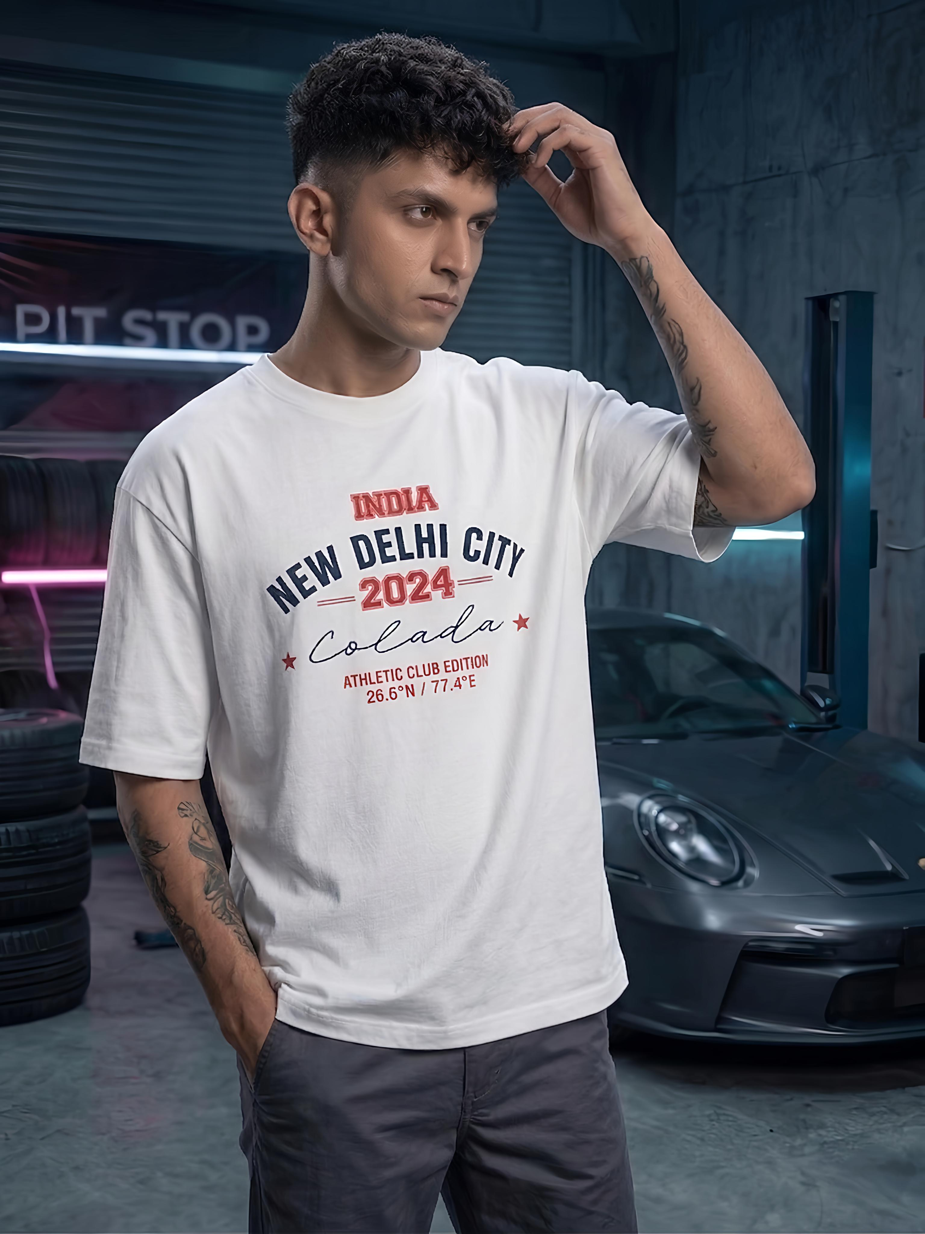 Athletic Edition — White Oversized Tee