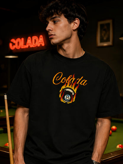 Billiards — Black Boxy Fit Tee