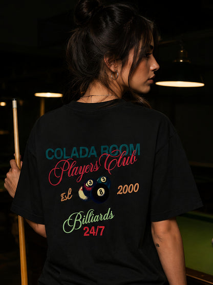 Billiards — Black Boxy Fit Tee