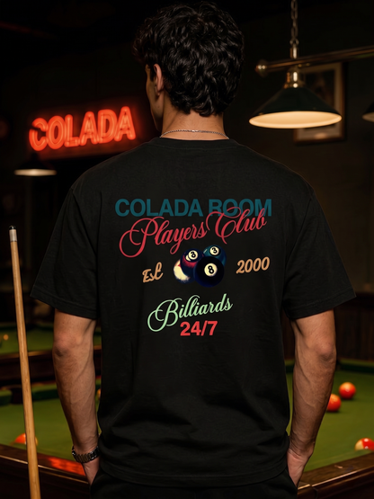 Billiards — Black Boxy Fit Tee