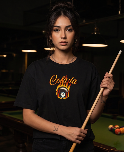 Billiards — Black Boxy Fit Tee
