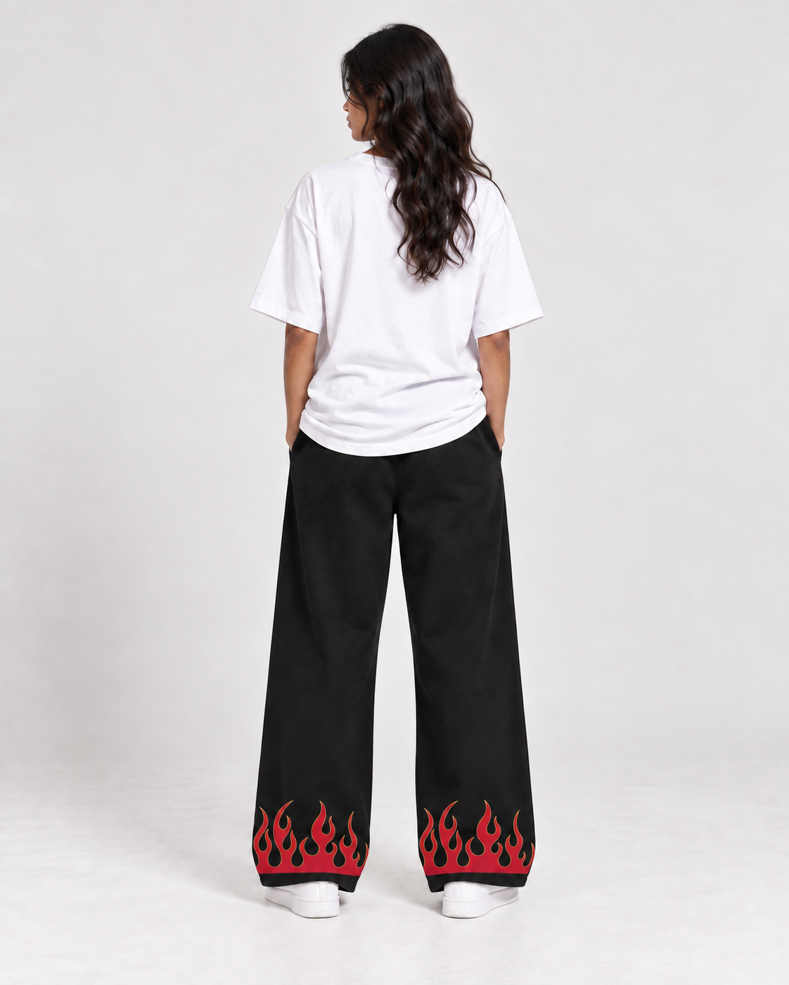Fire Baggy Sweatpants