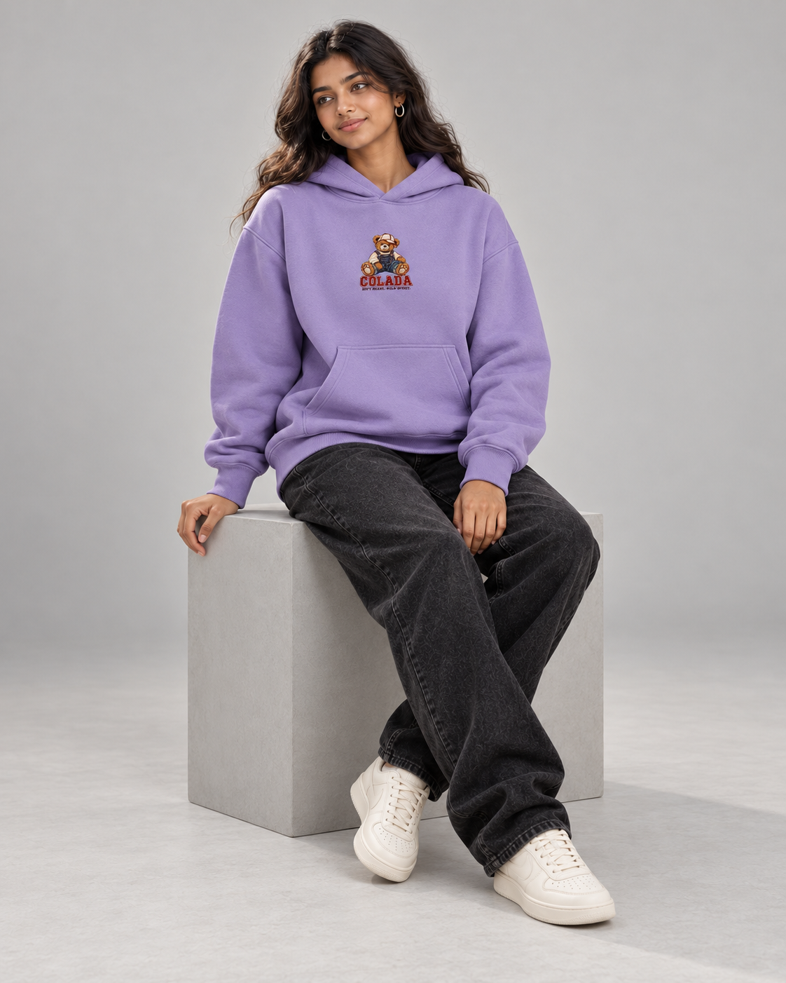 Lavender Oversized Hoodie