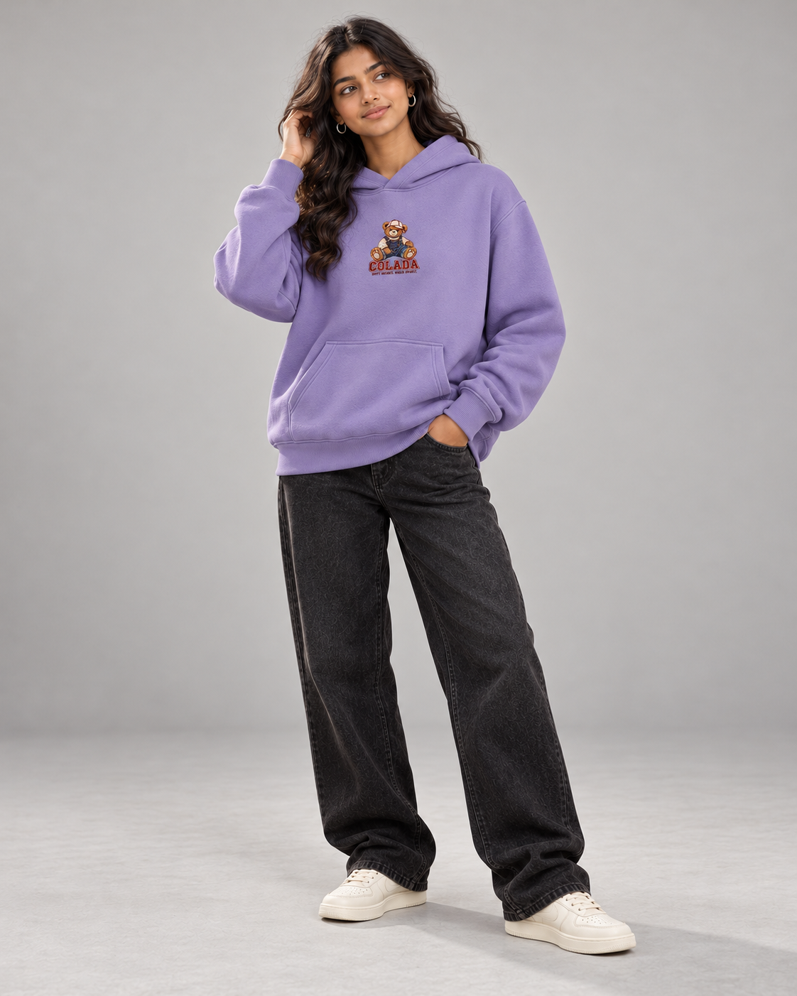 Lavender Oversized Hoodie