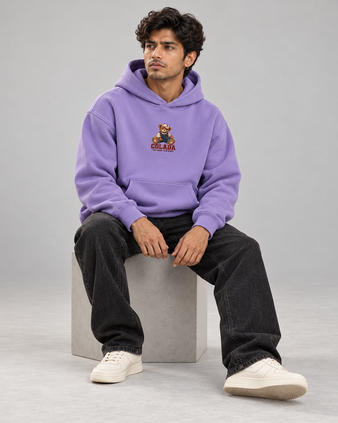 Lavender Oversized Hoodie