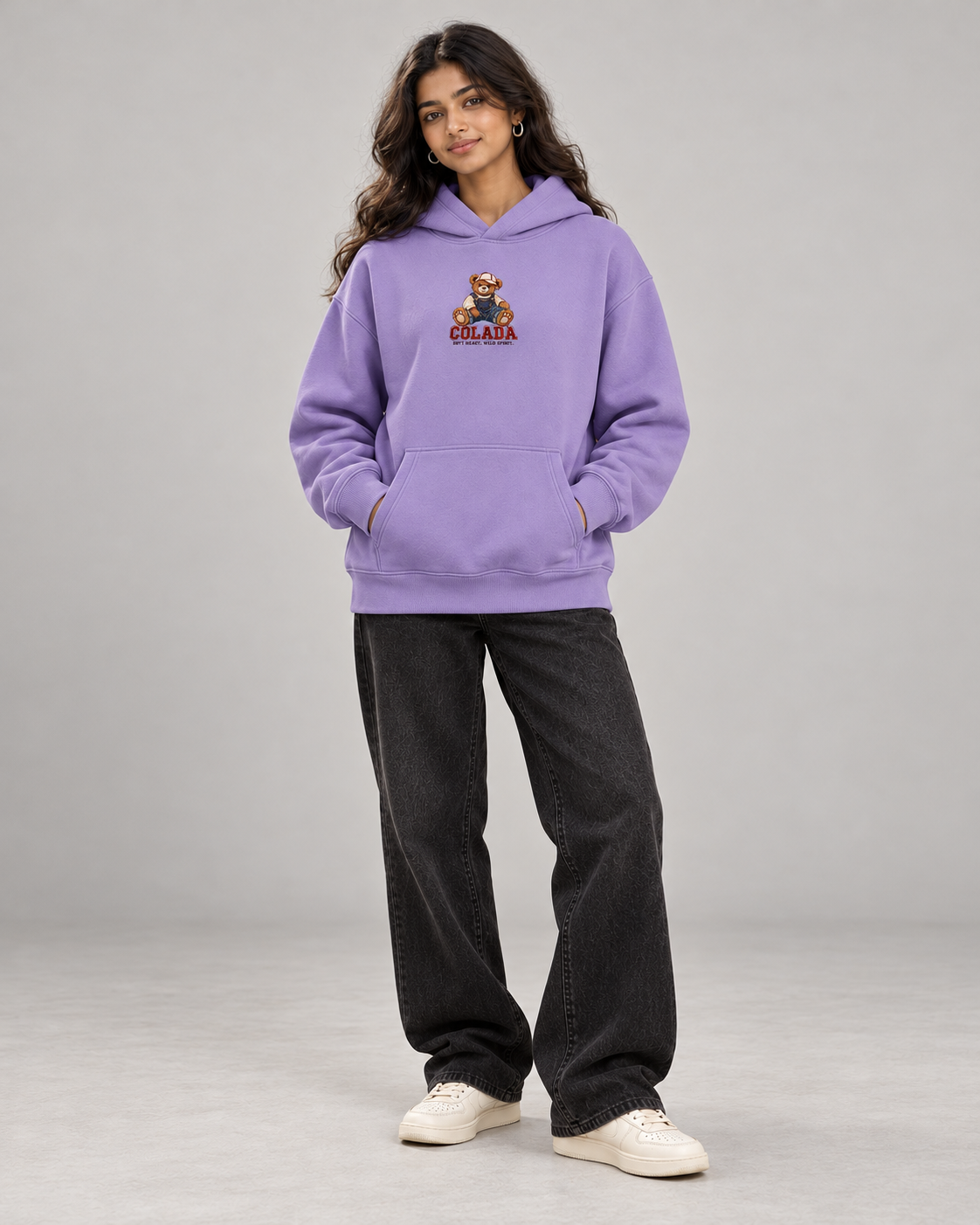 Lavender Oversized Hoodie