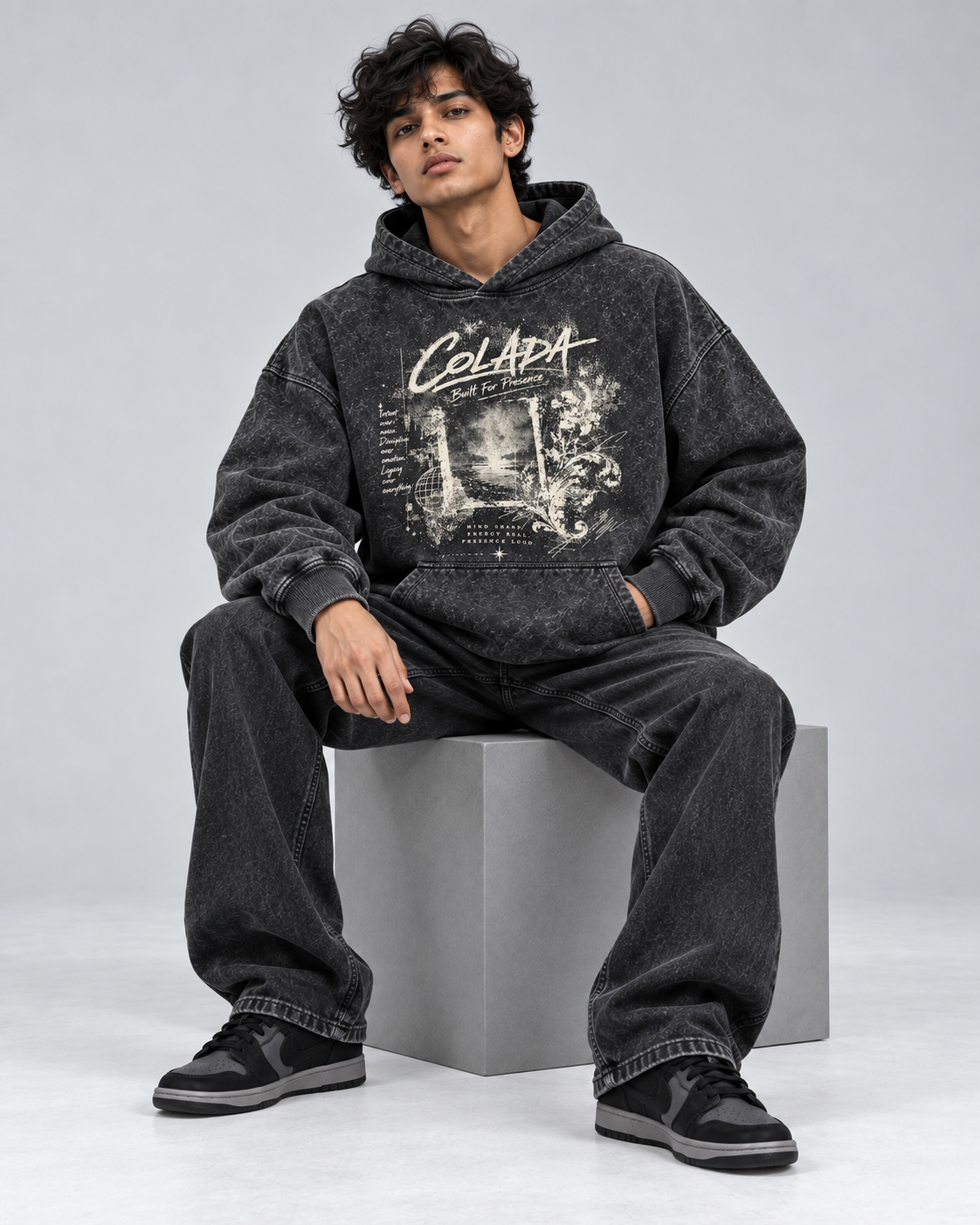 Vintage Wash Oversized Hoodie