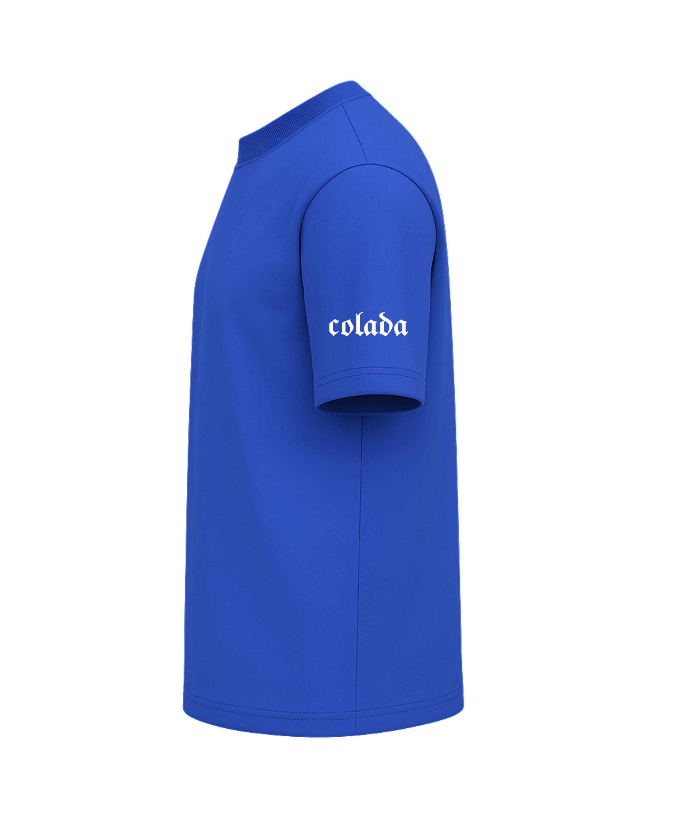 TAKE ME WHERE THE MUSIC — Royal Blue Oversized Tee