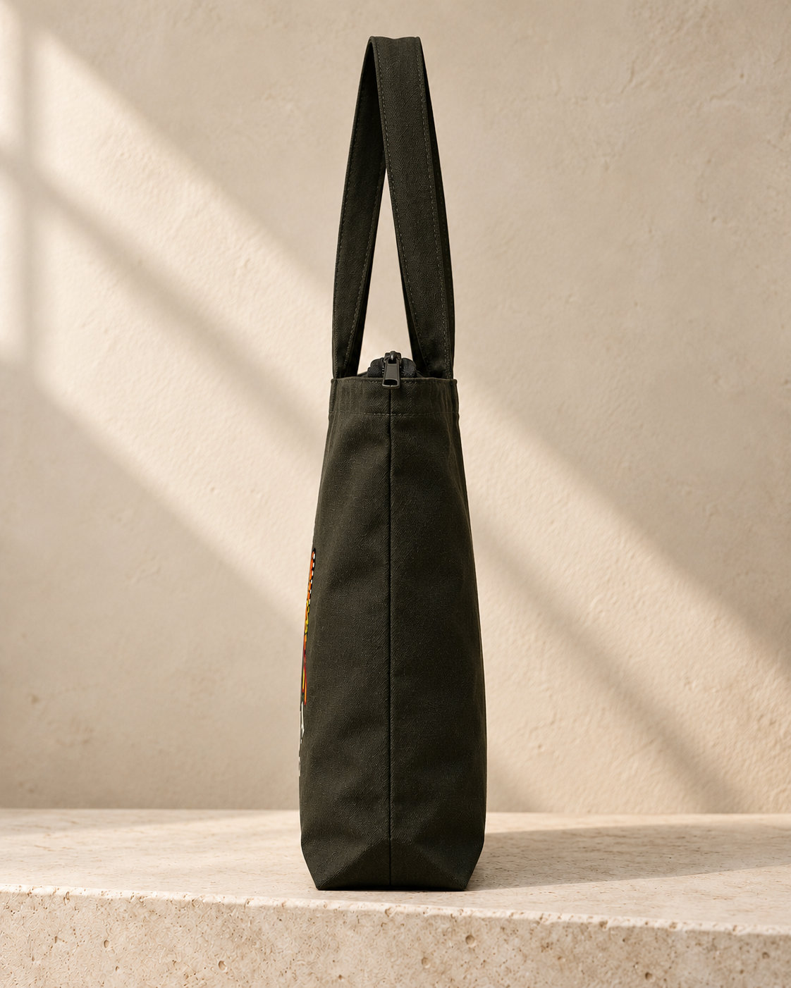 Heartbeats Black Tote Bag