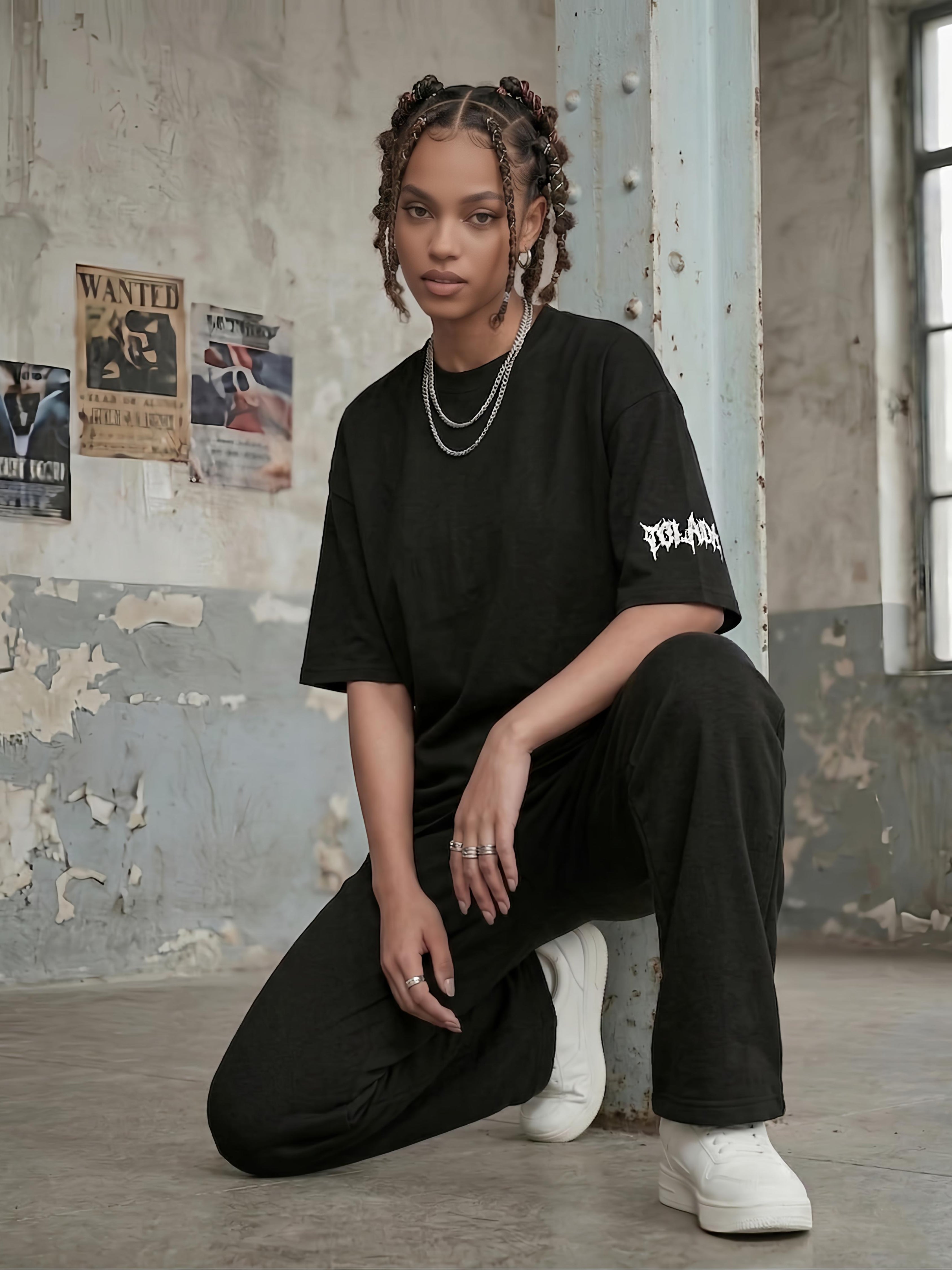 Black Oversized Tshirt