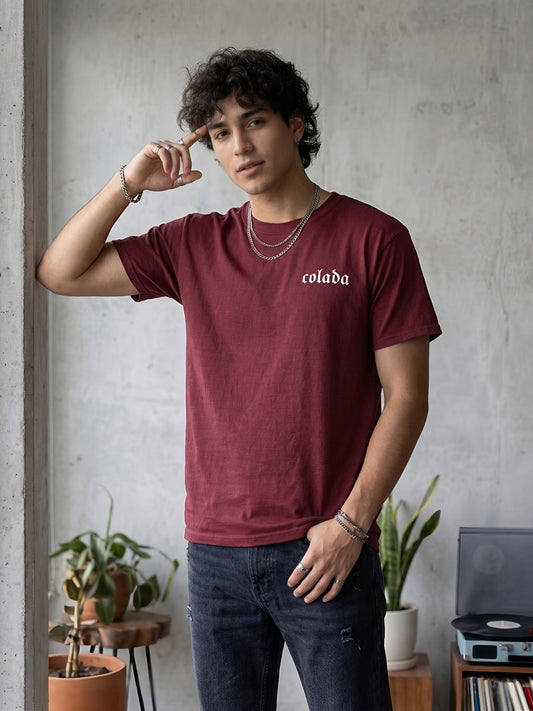 Maroon Regular Fit Tee