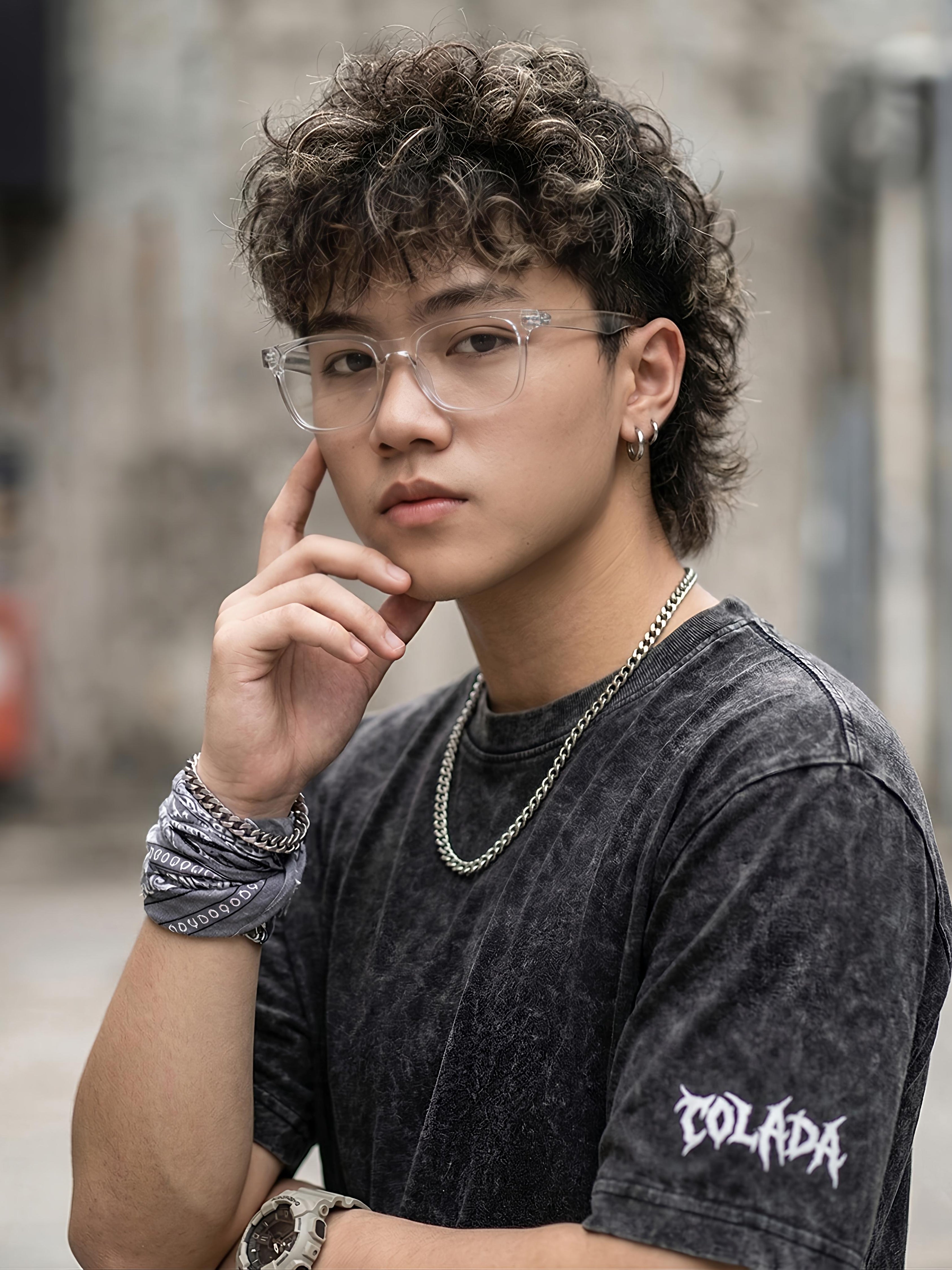 Black Acid Oversized Tee