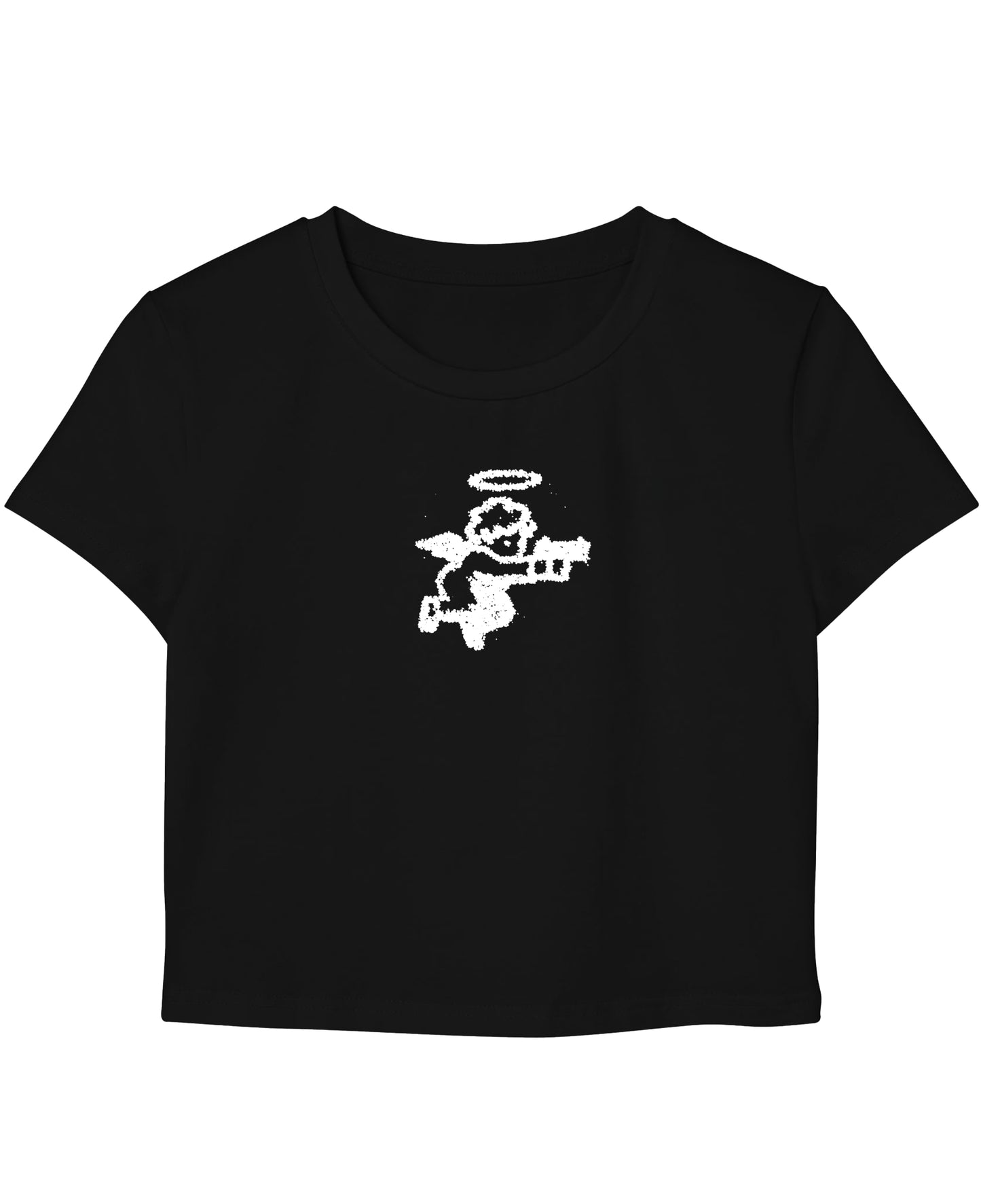 Black Baby Tee Front Design