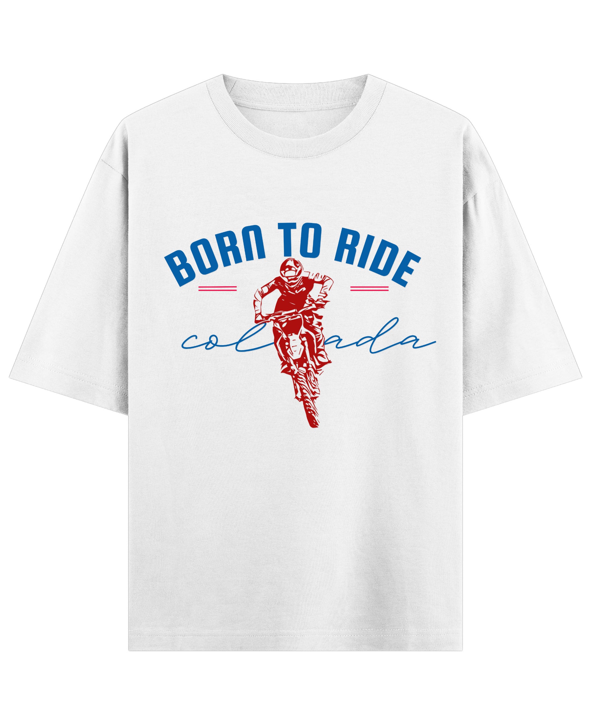White Oversized T-shirt Front Design