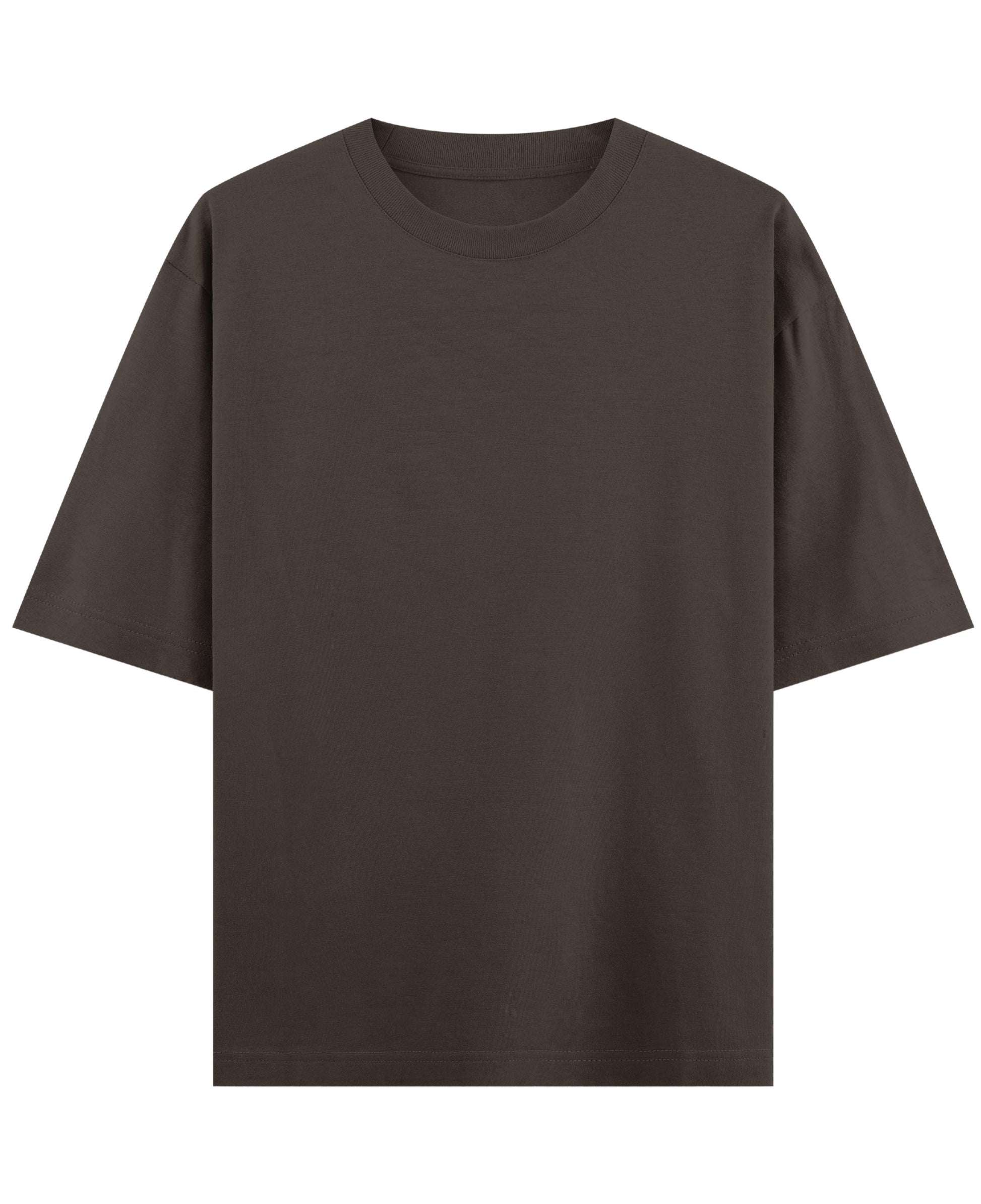 Coffee Oversized T-Shirt Front Design