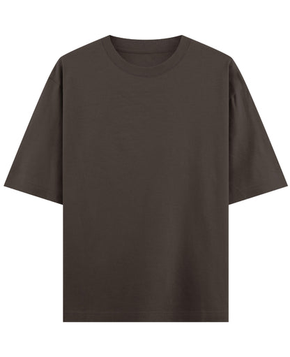 Coffee Oversized T-Shirt Front Design