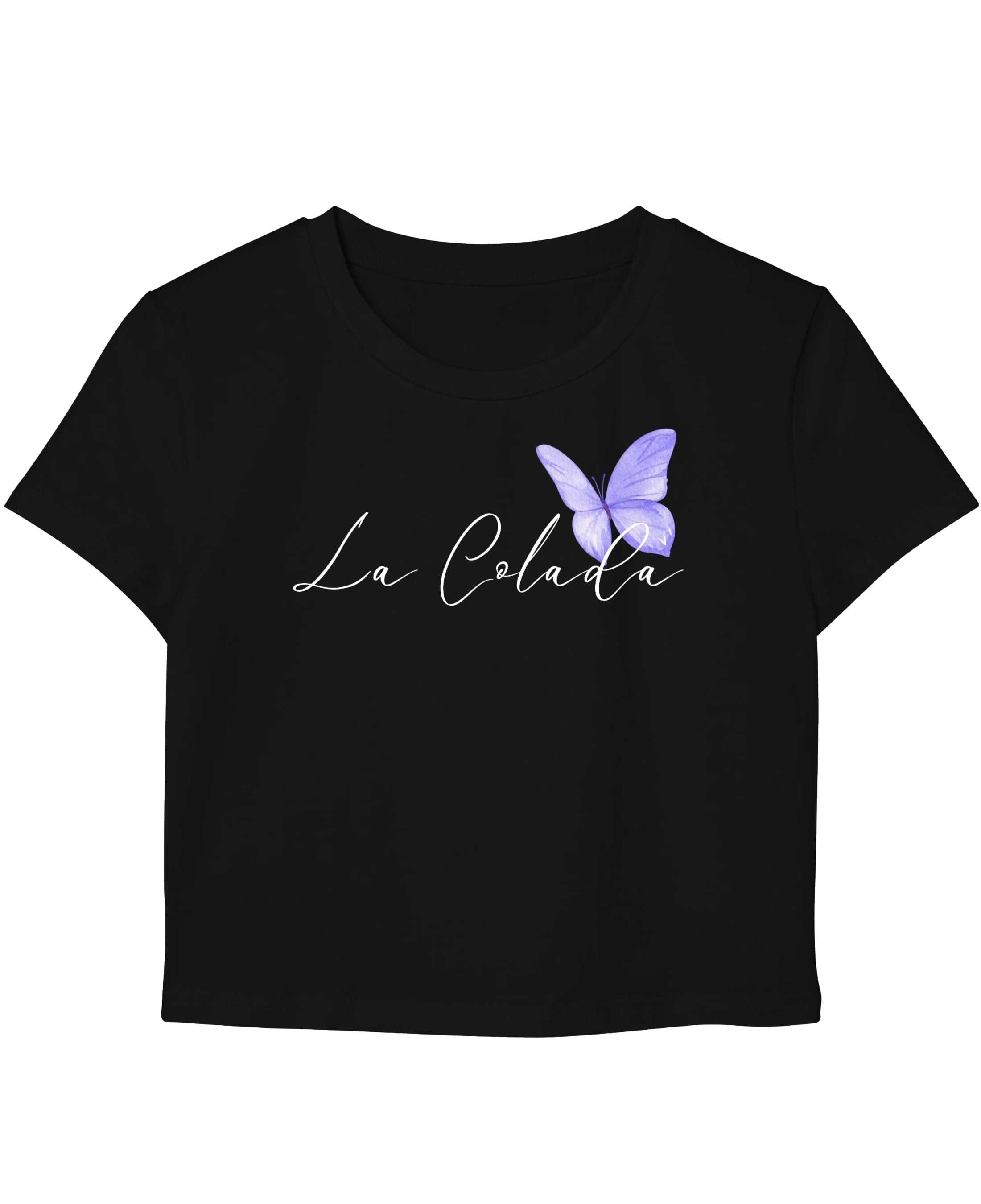 Black Baby Tee Front Design