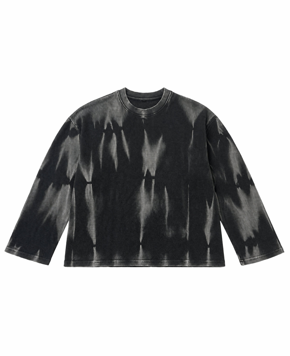 Hammer Wash Waffle Oversized Full-Sleeve Front Design