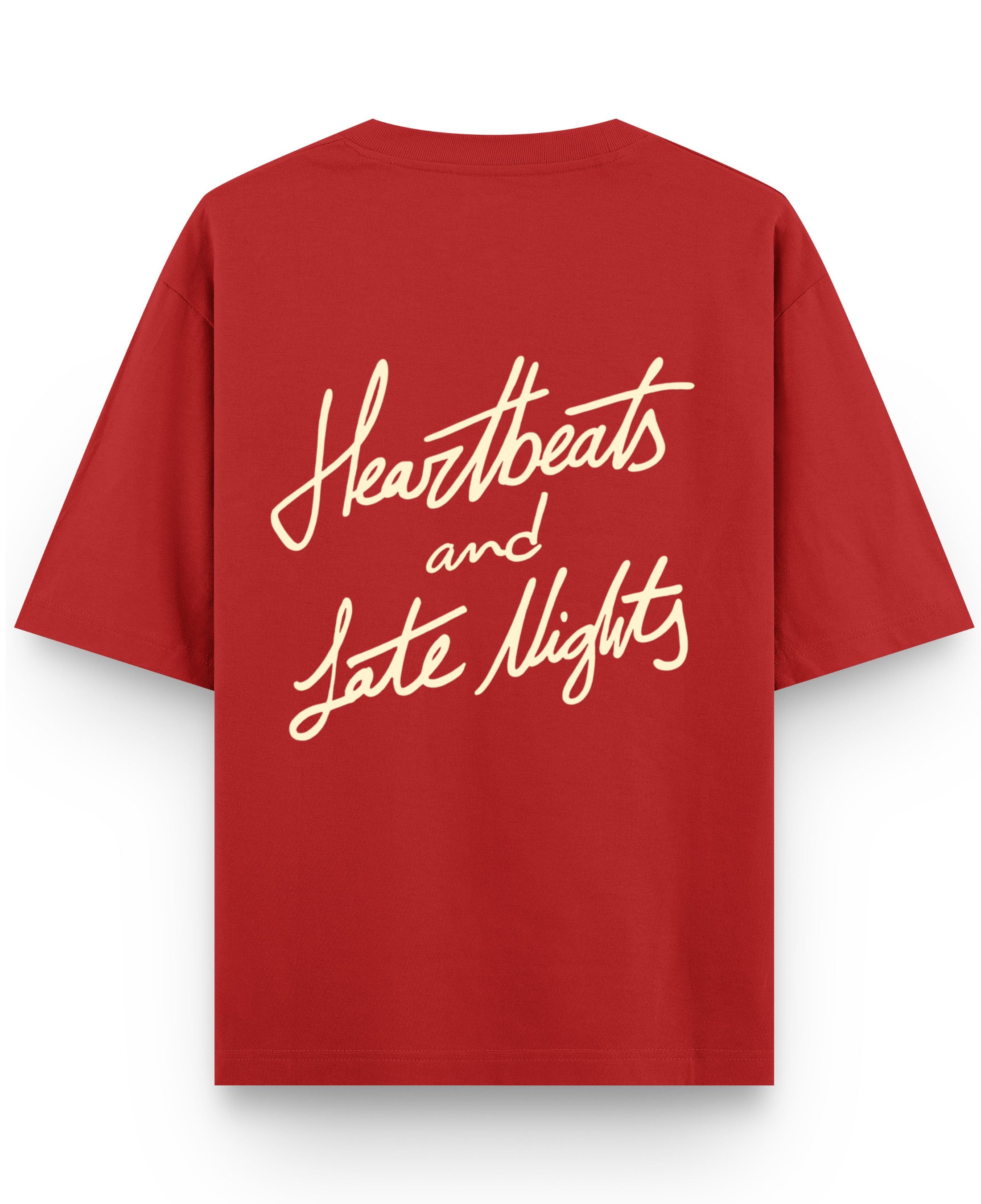 Red Oversized T-shirt Back Design