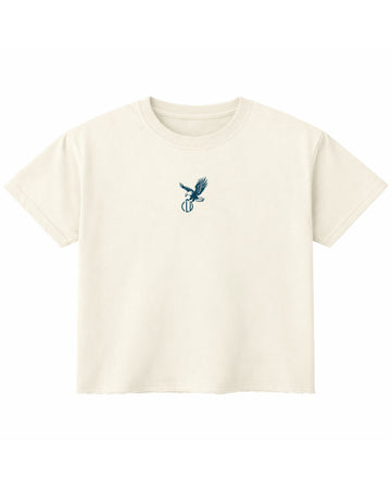 Off White Boxy Fit T-shirt Front Design