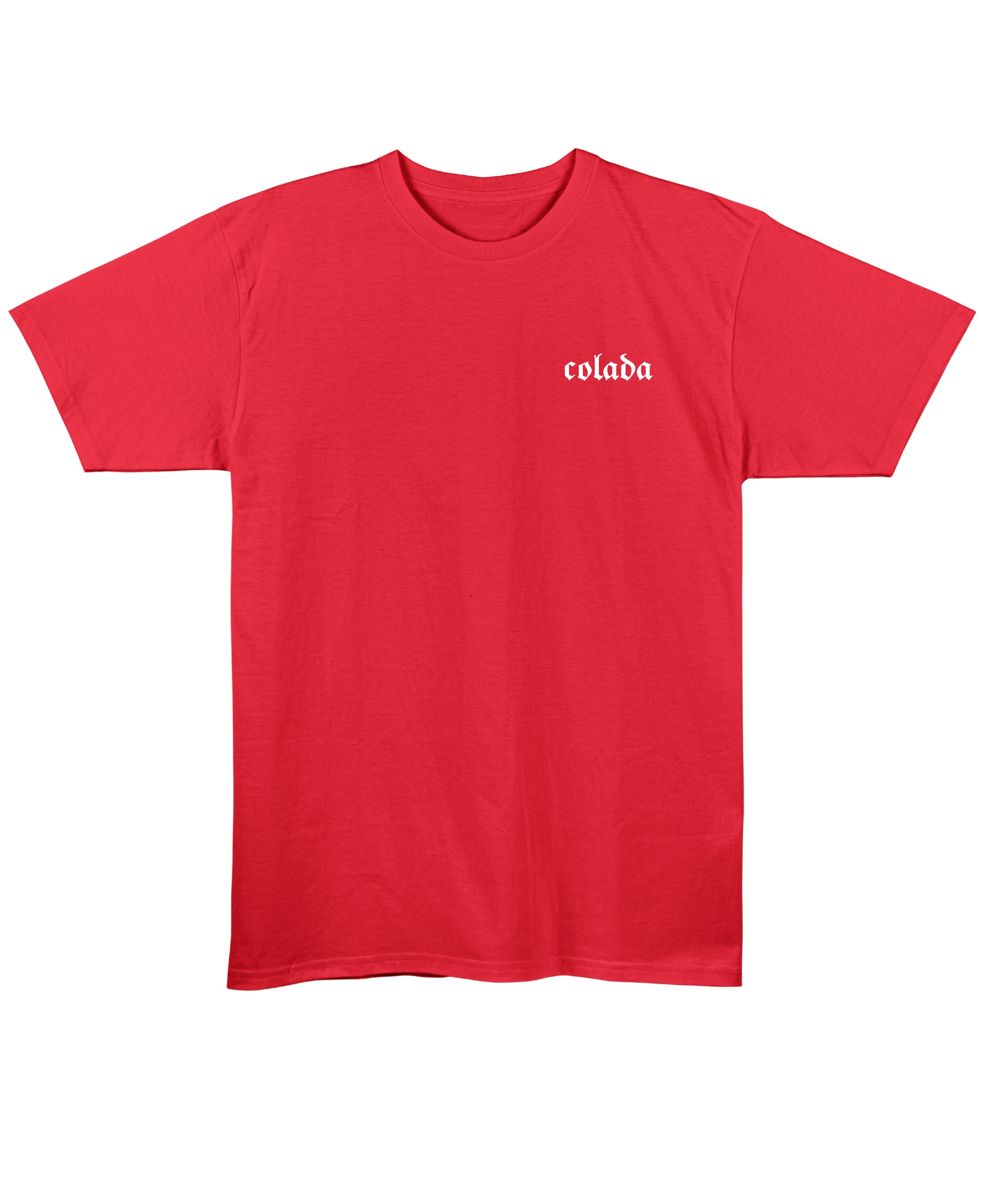 Red Regular Fit T-shirt Front Design