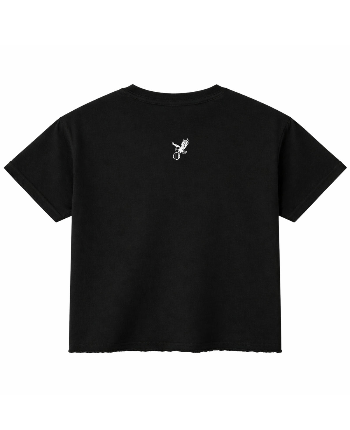 Black Boxy Fit T-shirt Back Design
