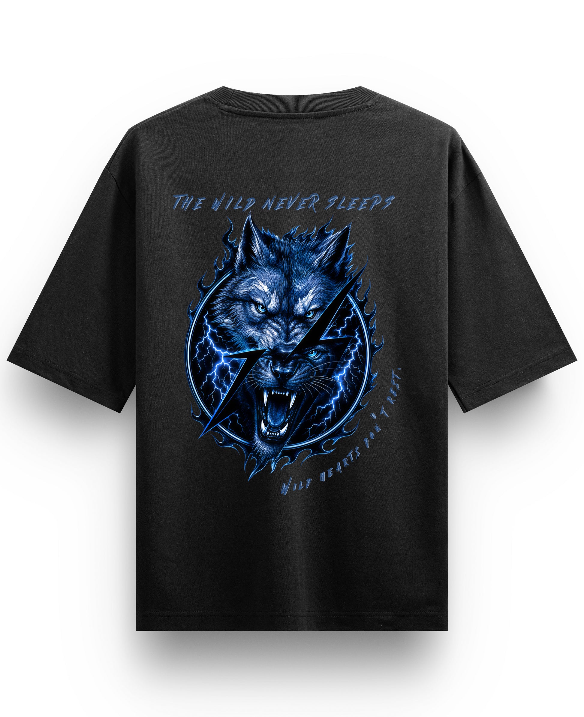 Black Oversized T-shirt Back Design