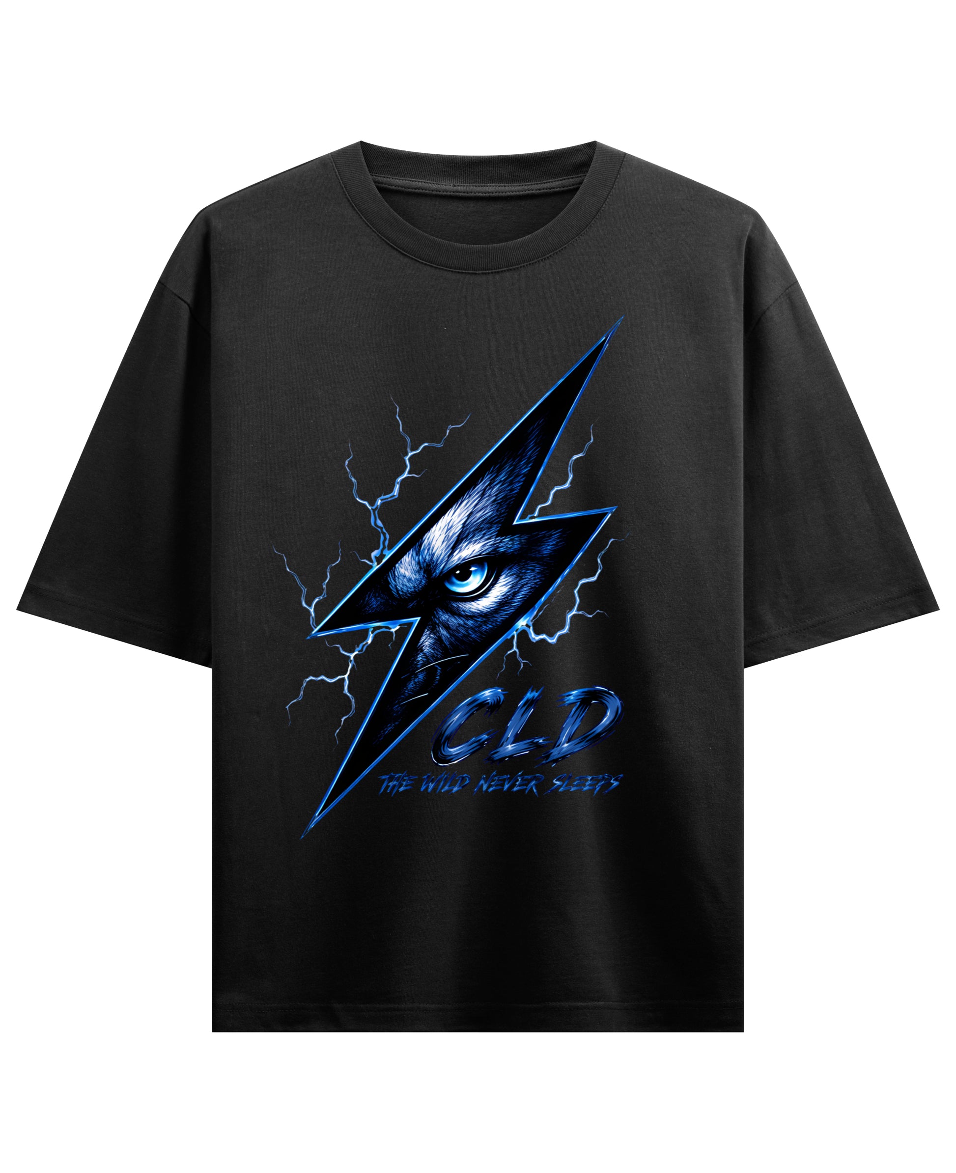 Black Oversized T-shirt Front Design