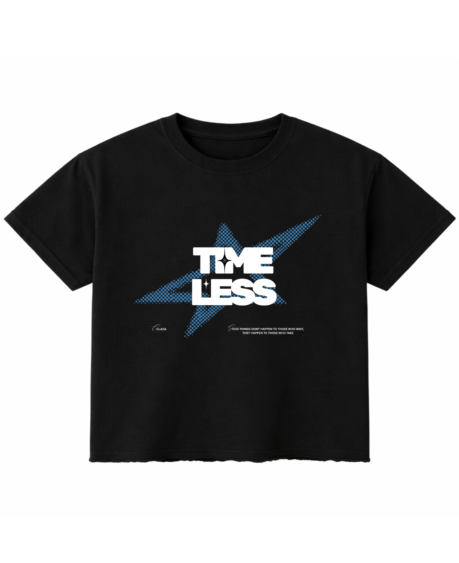 Black Boxy Fit T-shirt Front Design