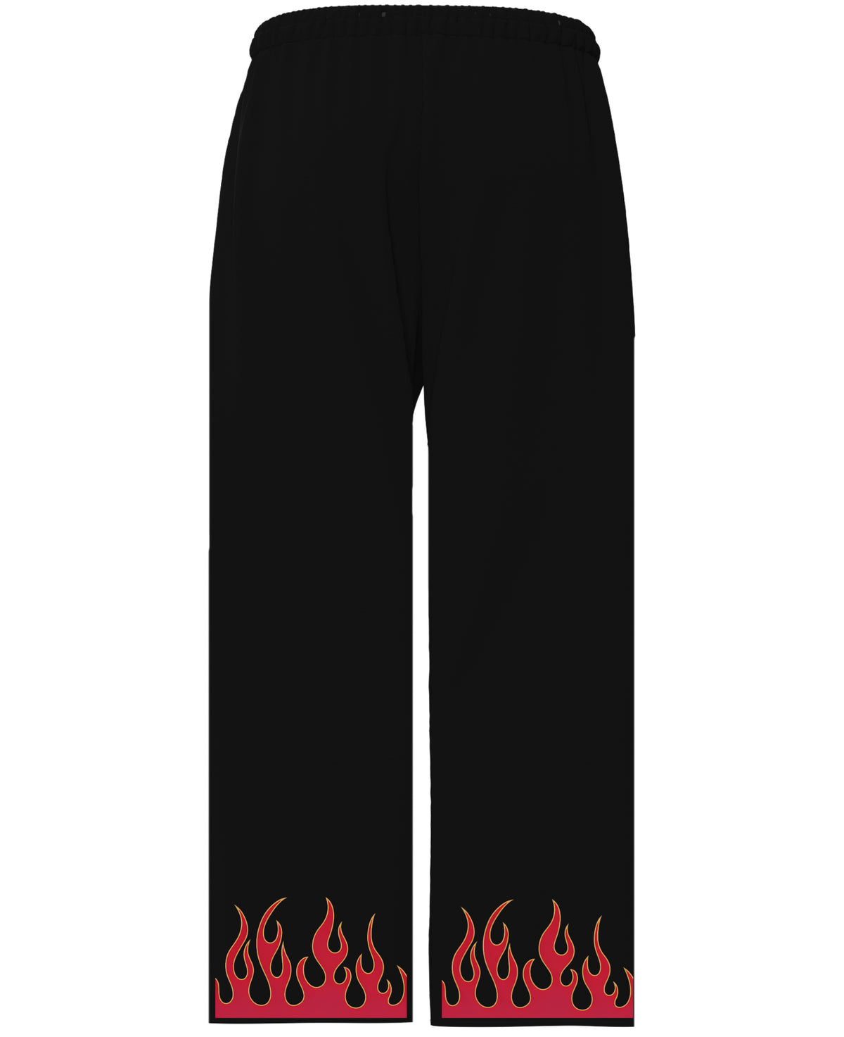 Black Baggy Fit Sweatpants Back Design